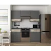 Кухня Лея Doros 1.8 м Графит/Клондайк ДСП 180х60х250 (81000014)