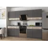 Кухня Лея Doros 2.6 м Графит/Клондайк ДСП 260х60х250 (81000013)