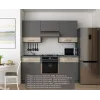 Кухня Лея Doros 1.8 м Графит/Клондайк ДСП 180х60х250 (81000014)