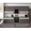 Кухня Лея Doros 2.6 м Графит/Клондайк ДСП 260х60х250 (81000013)