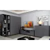 Комод Doros Рон 4 Графит 2 фасада 2 шухляды 180х38х50 (44900234)