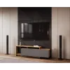 Стенка в гостинную Doros U2 Тахо Графит ДСП 160х38х48 (41510106)