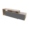 Стенка в гостинную Doros U2 Тахо Графит ДСП 160х38х48 (41510106)