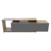 Стенка в гостинную Doros U2 Тахо Графит ДСП 160х38х48 (41510106)