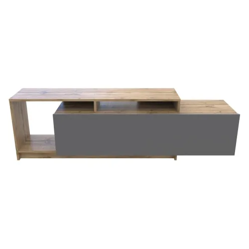 Стенка в гостинную Doros U2 Тахо Графит ДСП 160х38х48 (41510106)