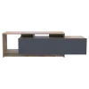 Стенка в гостинную Doros U2 Тахо Графит ДСП 160х38х48 (41510106)