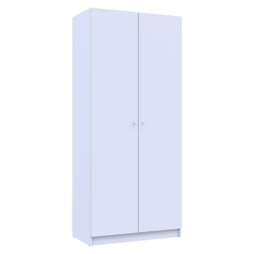Шафа для одягу Doros Promo з полицями Біла 2 ДСП 90х48х204 (42005100)