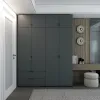 Шафа для одягу Doros Лукас Графіт/Графіт 180х50х240 (80736288)