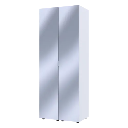 Шафа Doros Гелар Білий 2 Дзеркала 78х49.5х203.4 (42002163)