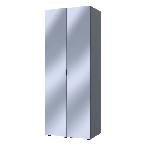Шафа Doros Гелар Графіт 2 Дзеркала 78х49.5х203.4 (42002164)