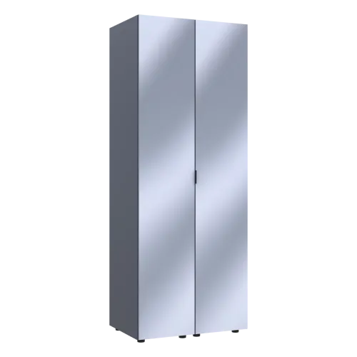 Шафа Doros Гелар Графіт 2 Дзеркала 78х49.5х203.4 (42002164)