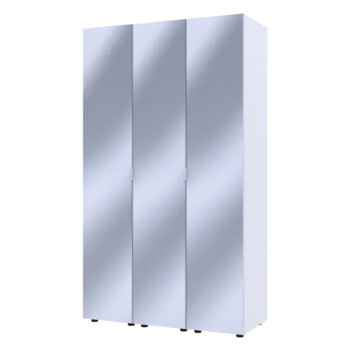 Шафа Doros Гелар Білий 3 Дзеркала 117х49.5х203.4 (42002166)