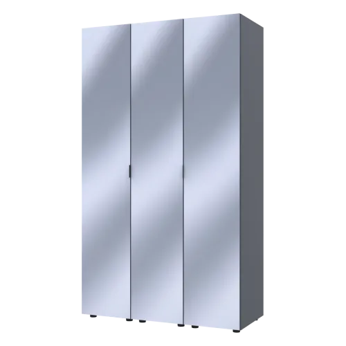 Шафа Doros Гелар Графіт 3 Дзеркала 117х49.5х203.4 (42002167)