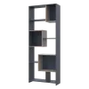 Этажерка Высокая Doros B1S Графит/Дуб Сонома 81х30х210 (41516040)