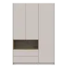 Шафа для одягу з нішою Doros Дейл Кашемір/Дуб Артизан 3 ДСП 150х52х220 (80737726)