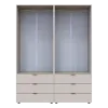 Шафа для одягу Doros Гелар Шафа Кашемір 2+2 ДСП 155х49.5х203.4 (80737637)