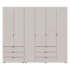 Шафа для одягу Doros Гелар Шафа Кашемір 2+4 ДСП 232.5х49.5х203.4 (80737639)