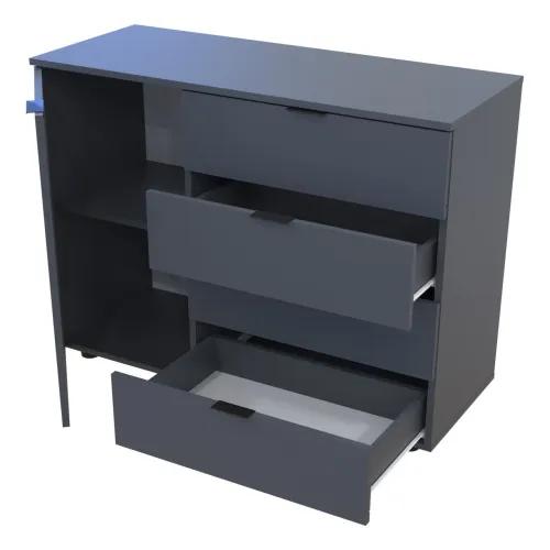 Комод Doros GС1 Графит 100х40х81,2 (41510069)