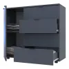 Комод Doros GС1 Графит 100х40х81,2 (41510069)