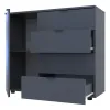Комод Doros GС1 Графит 100х40х81,2 (41510069)