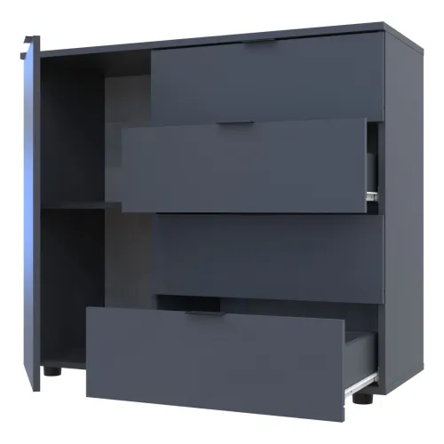 Комод Doros GС1 Графит 100х40х81,2 (41510069)