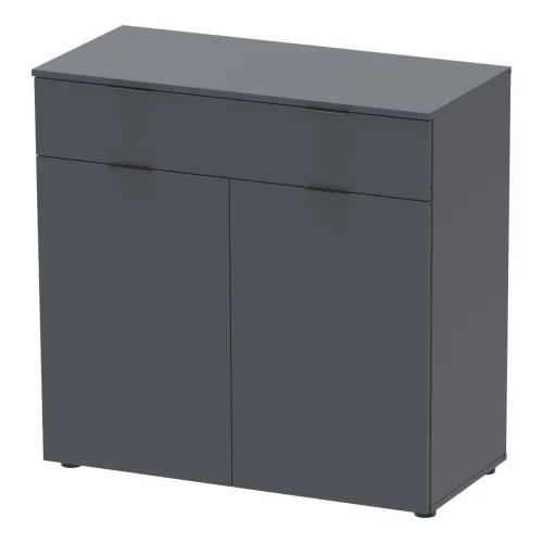 Комод Doros Рон 2 2 фасады 1 шухляда Графит 80х38х100 (41516004)