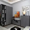 Комод Doros Рон 6 3 фасада Графит 120х38х100 (41516000)