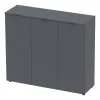 Комод Doros Рон 6 3 фасада Графит 120х38х100 (41516000)