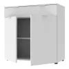 Комод Doros Рон 2 2 фасады 1 шухляда Белый 80х38х100 (41516003)