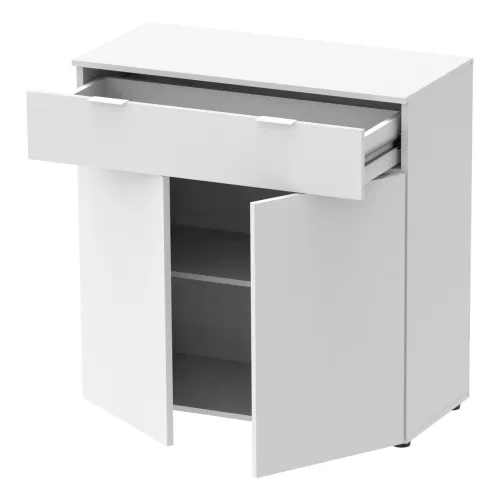 Комод Doros Рон 2 2 фасады 1 шухляда Белый 80х38х100 (41516003)