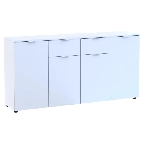 Комод Doros Рон 7 Белый 4 фасада 2 шухляды 160х38х81 (44900222)