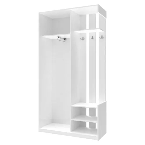Прихожая Doros City One Door Белый 1 Зеркало 110х45х210 (44900058)