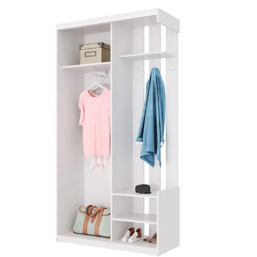 Передпокій Doros City One Door Білий 1 Дзеркало 110х45х210 (44900058)