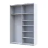 Шафа купе Doros G-Caiser Біла 1 ДСП / 1 Дзеркало / 3 частини 160х60х240 (42002103)