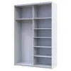 Шафа купе Doros G-Caiser Білий Дуб Євок 1 ДСП / 1 Дзеркало 160х60х240 (42005071)