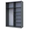 Шафа купе Doros G-Caiser Графіт Графіт 2 ДСП 160х60х240 (42005085)