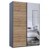 Шафа купе Doros G-Caiser Графіт Дуб Євок 1 ДСП / 1 Дзеркало 160х60х240 (42005072)
