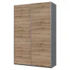 Шафа купе Doros G-Caiser Графіт Дуб Євок 2 ДСП 160х60х240 (42005074)