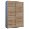 Шафа купе Doros G-Caiser Графіт Дуб Євок 2 ДСП 160х60х240 (42005074)
