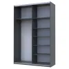 Шафа купе Doros G-Caiser Графіт 2 Дзеркала / 3 частини 160х60х240 (42005021)
