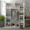 Шафа купе Doros G-Caiser Білий 1 ДСП / 1 Дзеркало 180х60х240 (42005028)