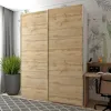 Шафа купе Doros G-Caiser Біла / Дуб Евок 2 ДСП / 3 частини 180х60х240 (42005020)