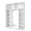 Шафа купе Doros G-Caiser Біла 2 Дзеркала 180х60х240 (42005019)