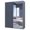 Шафа купе Doros G-Caiser Графіт Графіт 1 ДСП / 1 дзеркало 180х60х240 (42005088)