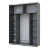 Шафа купе Doros G-Caiser Графіт Графіт 1 ДСП / 1 дзеркало 180х60х240 (42005088)