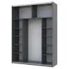 Шафа купе Doros G-Caiser Графіт Графіт 1 ДСП / 1 дзеркало 180х60х240 (42005088)