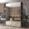 Шафа купе Doros G-Caiser Графіт 2 Дзеркала 180х60х240 (42005012)