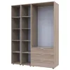 Шафа Doros Гелар з 2 Етажерками Дуб Сонома 2 ДСП 153.9х49.5х203.4 (42005045)