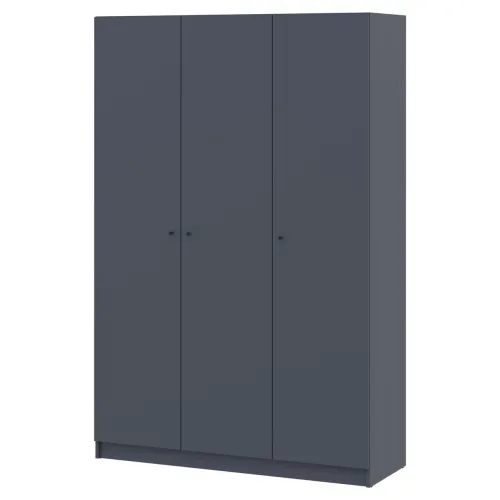 Шафа для одягу Doros Промо Графіт 3 ДСП 135х48х204 (44900233)