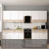 Кухня Лея Doros 3.4 м Белый/Дуб Сонома ДСП 340х60х250 (81000007)